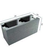 150 Series Concrete Besser Block (Channel Full Block)