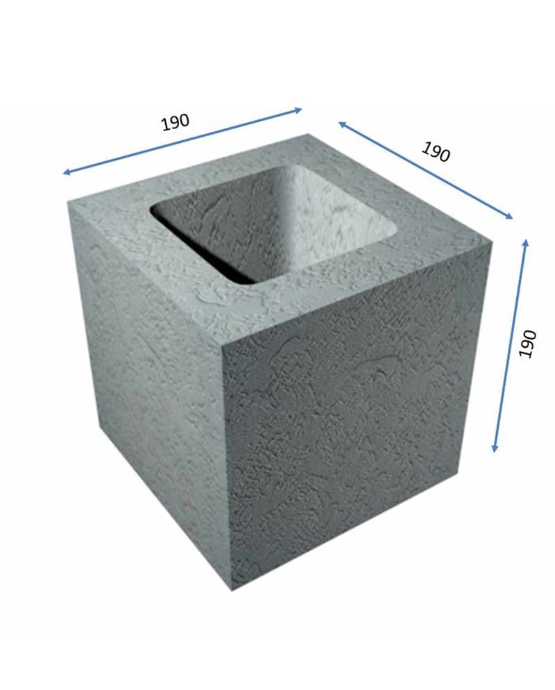 Spring Besser Block Besser Block - Half End Block | Buildit Materials